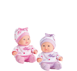 BONECA COLORIDA MINIBABIES FRUTAS CX 15,5CM 726